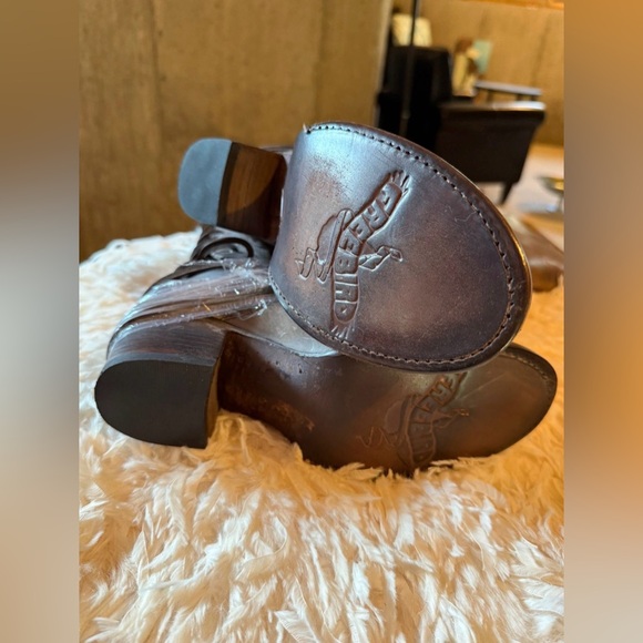 Freebird Tall Brown Leather Boots - Picture 4 of 5